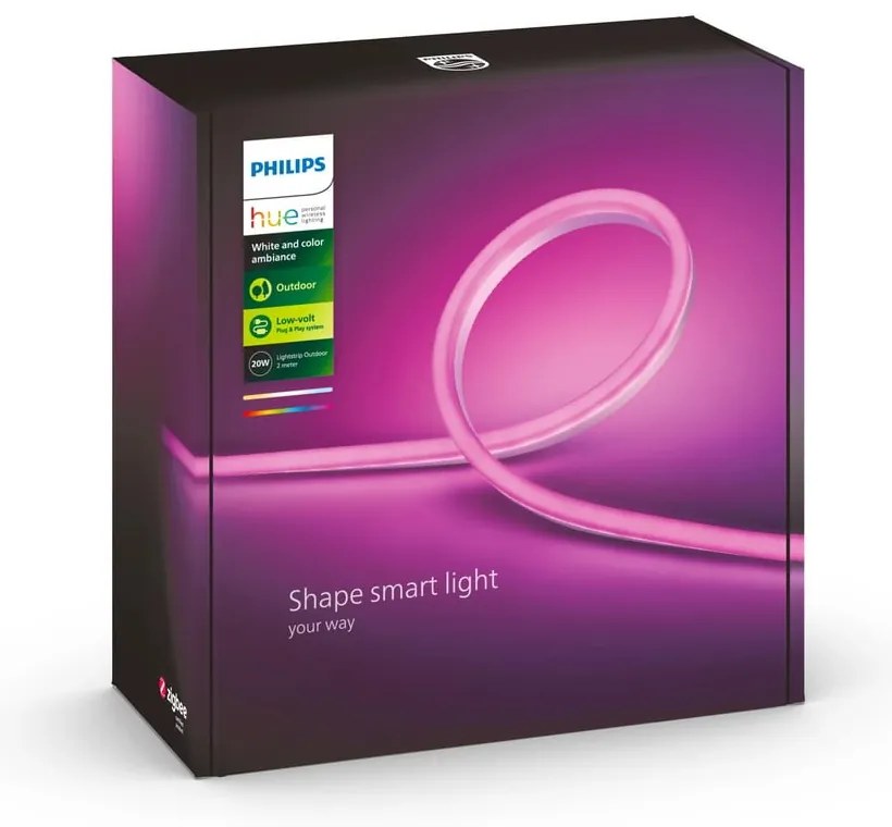 Inteligentna zewnętrzna taśma świetlna LED 19,5 W Lightstrip outdoor – Philips Hue