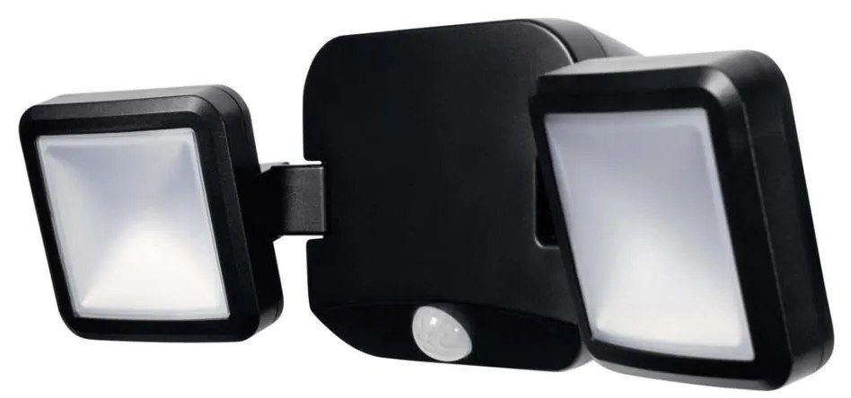 Osram - Zewnętrzny naścienny reflektor LED z czujnikiem BATTERY 2xLED/5W/4xD IP54