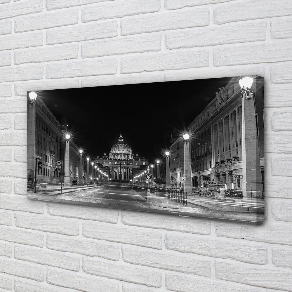 Obraz canvas na ścianę Droga do Zabytkowej Kaplicy