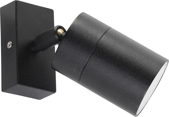 Inteligentny kinkiet zewnętrzny czarny IP44 z WiFi GU10 - Solo