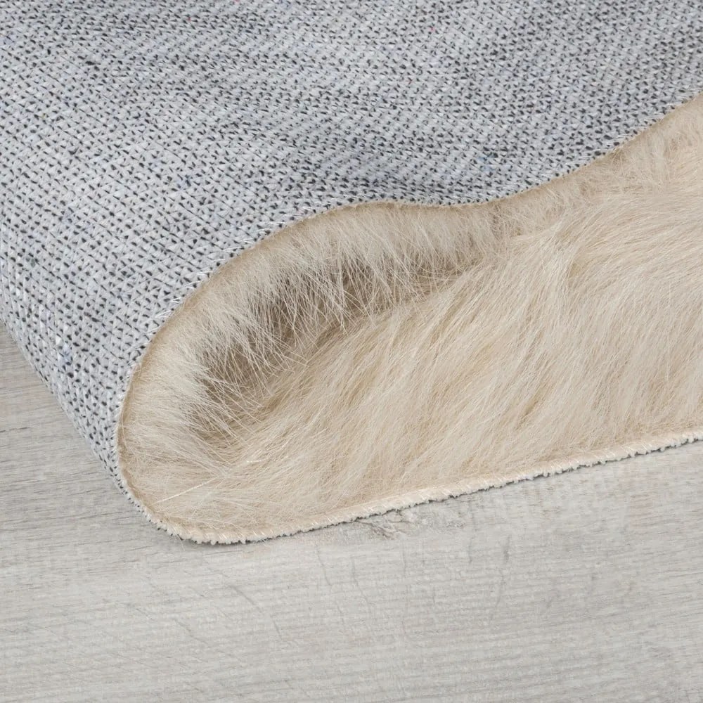 Beżowa syntetyczna skóra 180x290 cm Alpine Faux Fur – Flair Rugs