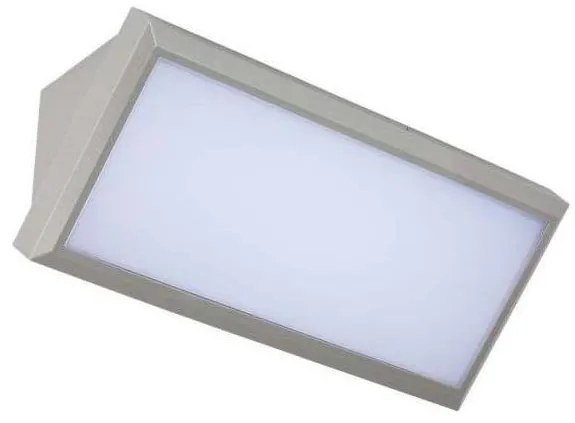 LED zewnętrzna lampa ścienna LED/12W/230V 6400K IP65 szara
