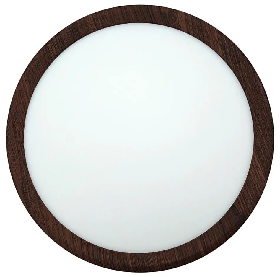 Lampa sufitowa LED/18W/230V 3000/4000/6500K śr. 23 cm brązowa