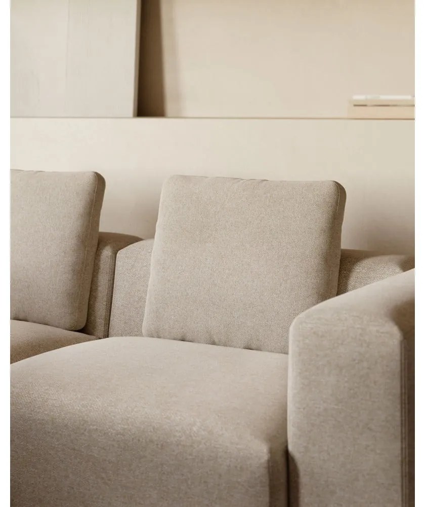 Beżowy narożnik (lewostronny) Blok – Kave Home