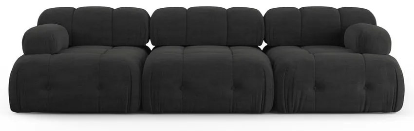 Czarna sofa 288 cm Ferento – Cosmopolitan Design