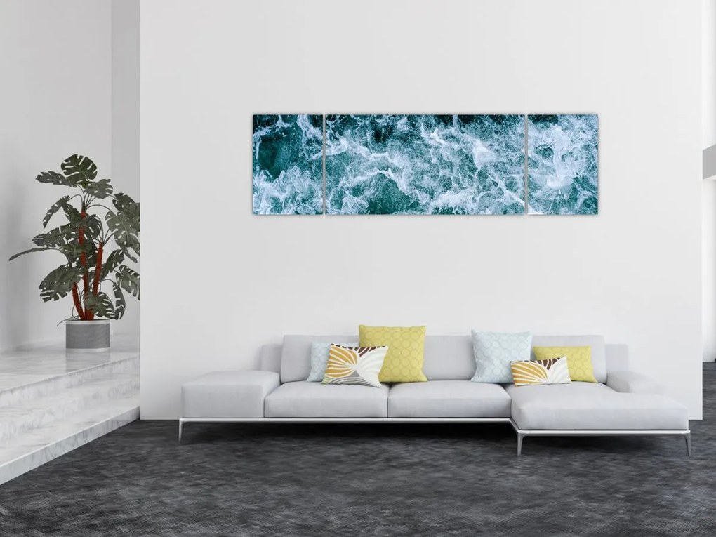 Obraz - Fale oceanu (170x50 cm)