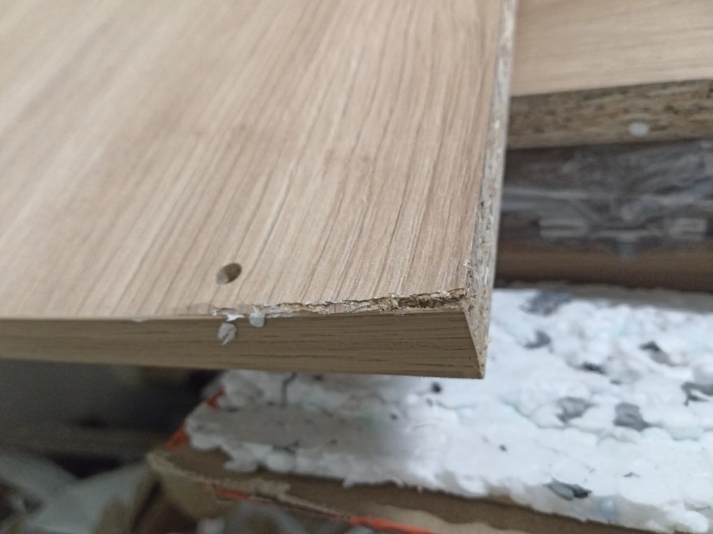 PROMOCJA Szafka TV wisząca ENTSIAN 150x40cm, dąb artisan II. jakość