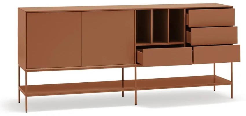 Ceglasta komoda 220x98x45 cm Platt – Teulat