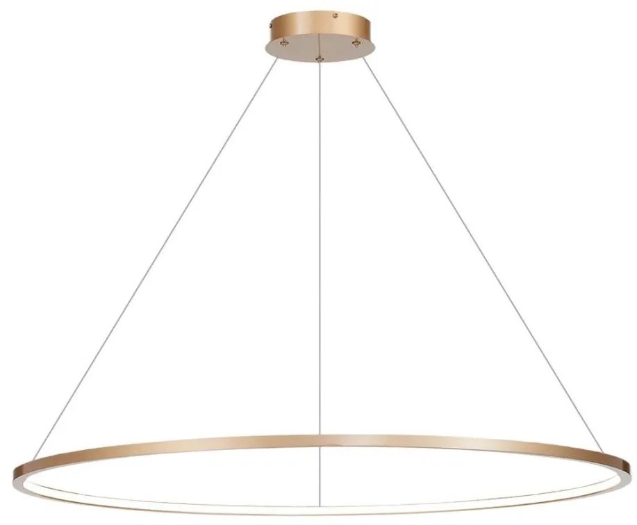 Lampa LED SATURNO LED/65W/230V pr. 120 cm IP44 złota, na lince