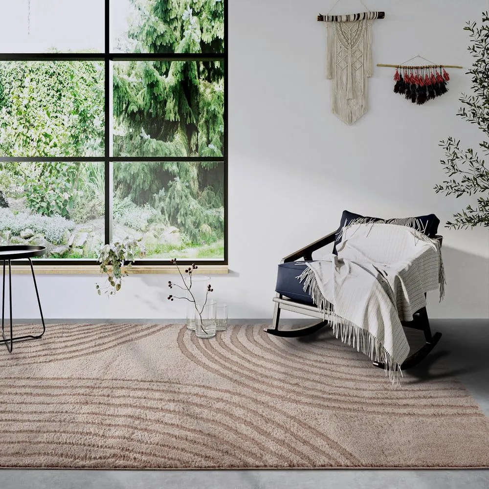 Beżowy dywan 160x235 cm Pigment Beige – Elle Decoration