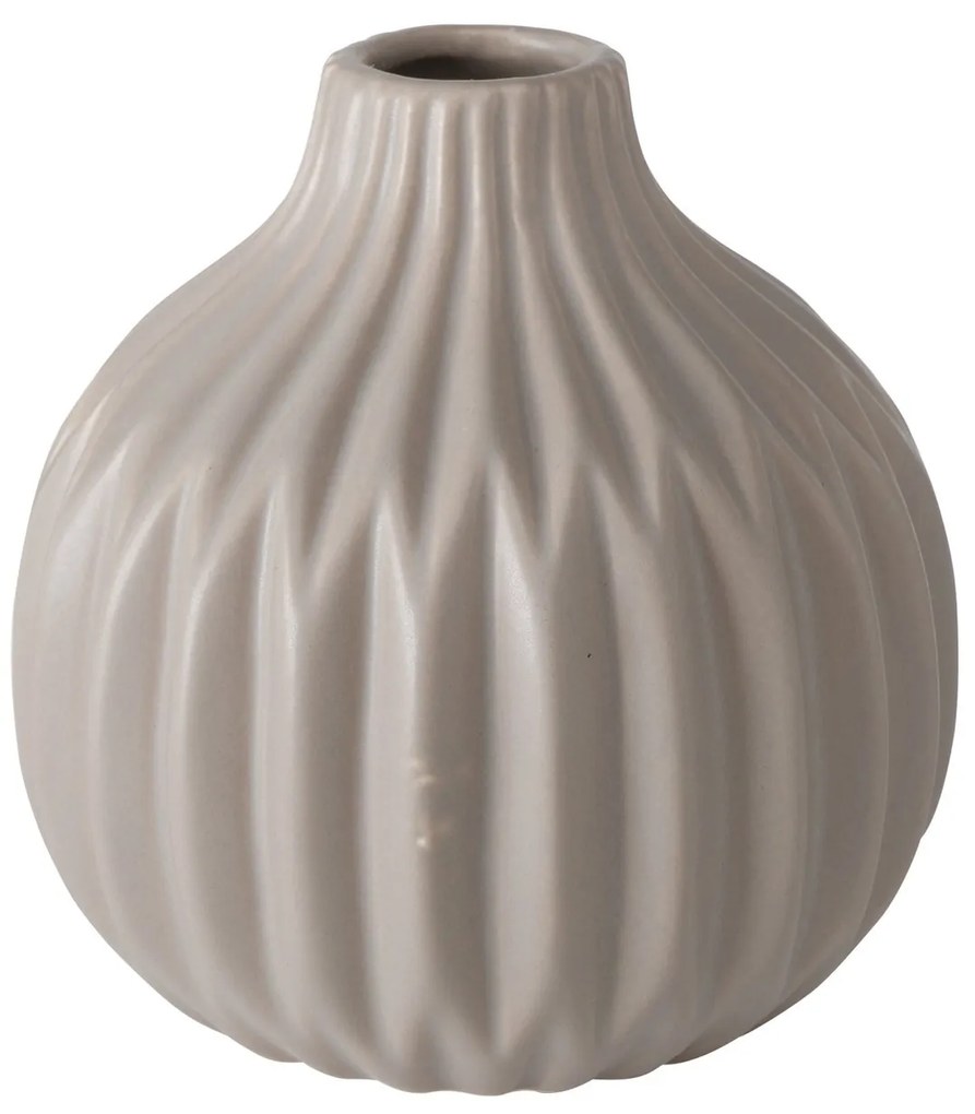 Ceramiczny wazon z tłoczonym wzorem ESKO, Ø 11 cm