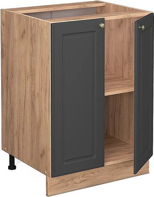 Szafki kuchenne antracytowo-złoty 60x60x82 fame-line