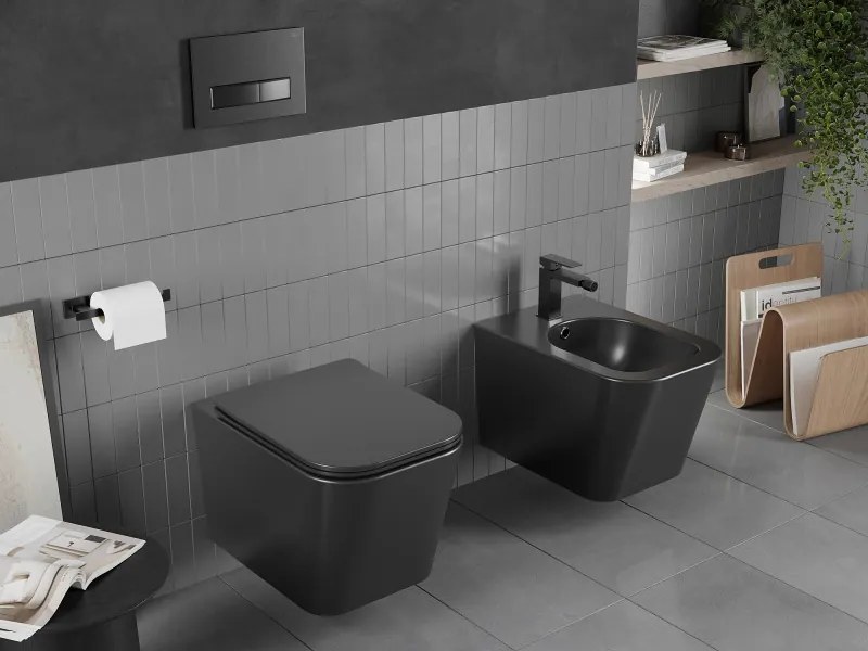 Mexen Teo bidet wiszący, czarny mat - 35855185