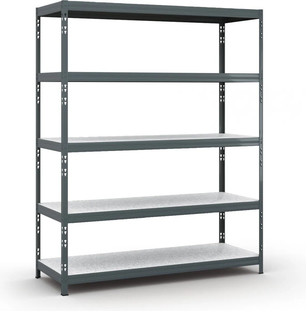 Regał półkowy 1+1 GRATIS, 1966x1600x600 mm, nośność 350 kg