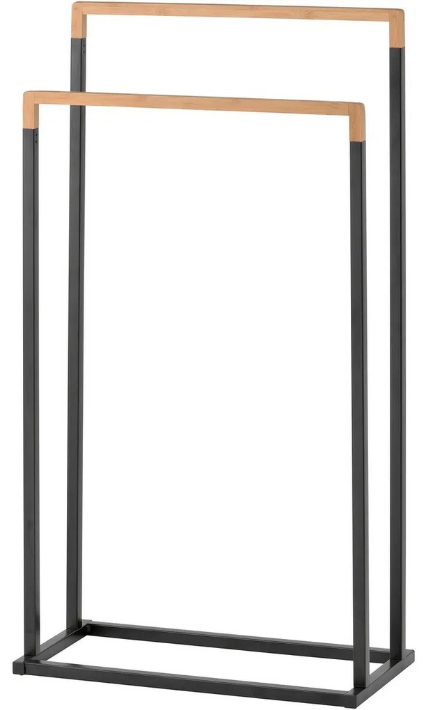 Spirella Stojak na 2 ręczniki Chic 45 x 22 x 85 cm, czarny