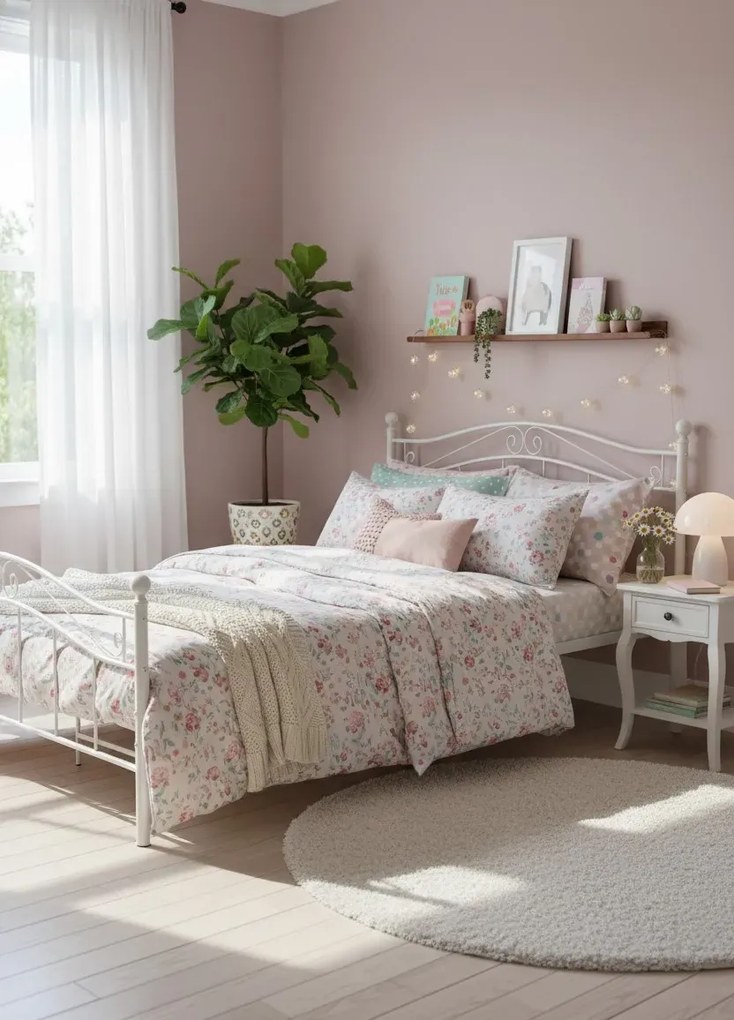 Białe metalowe łóżko z zagłówkiem 160x200 cm S0-G66