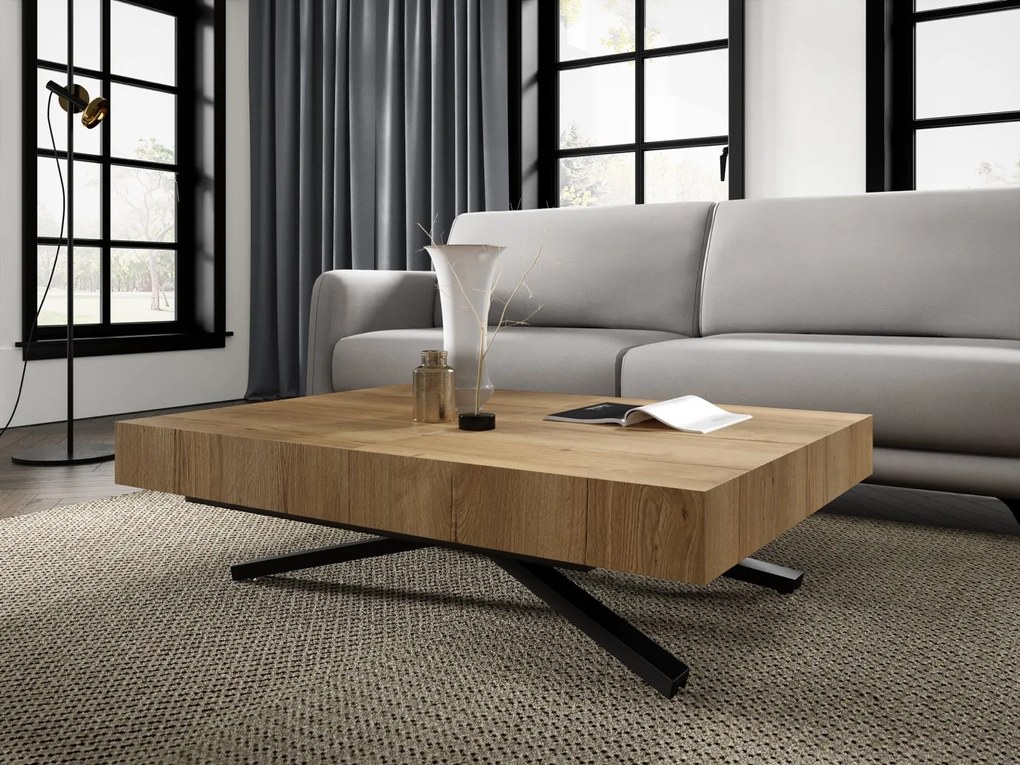 Ławostół podnoszony i rozkładany Sanna X, podstawa czarna