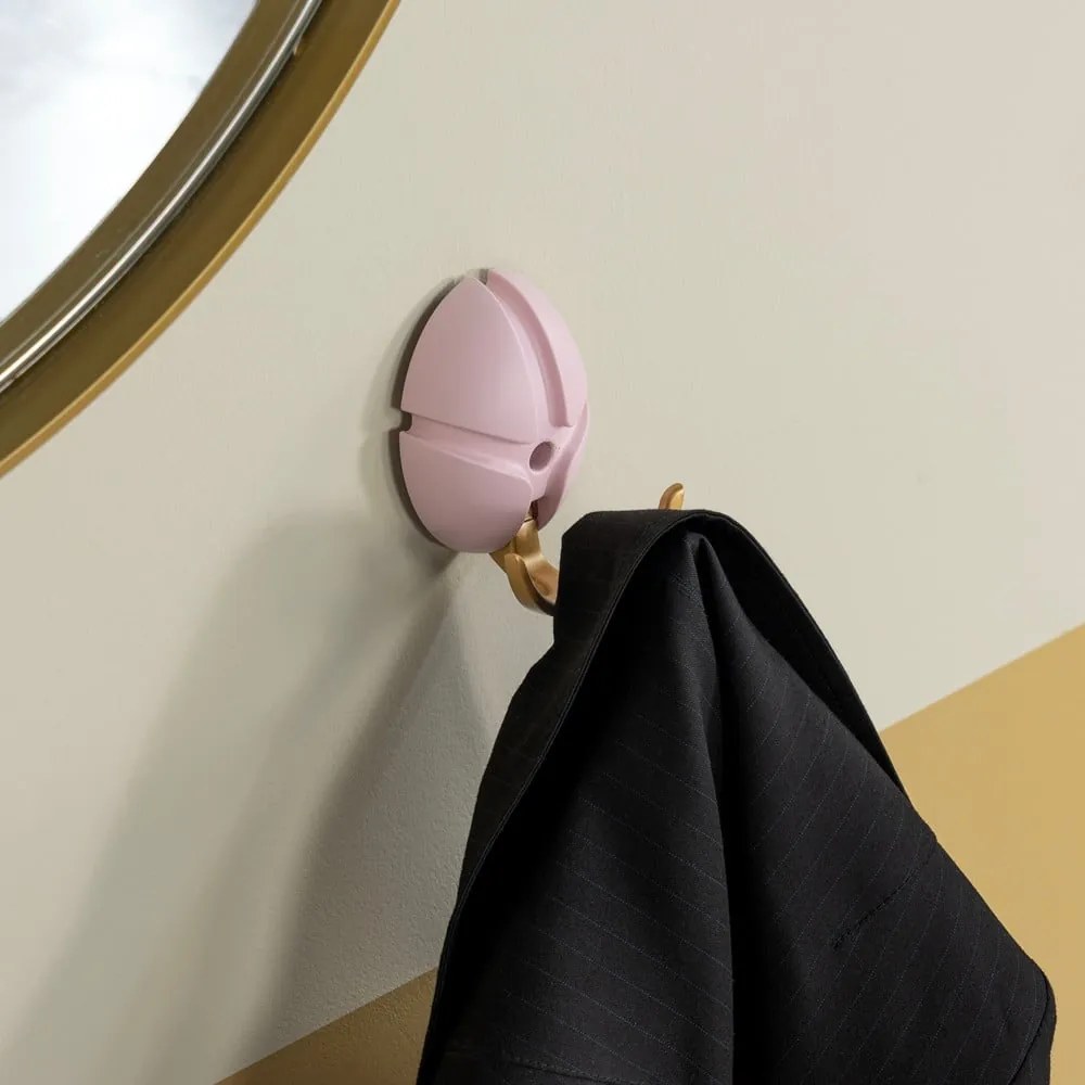 Jasnoróżowy haczyk ścienny Tick – Spinder Design