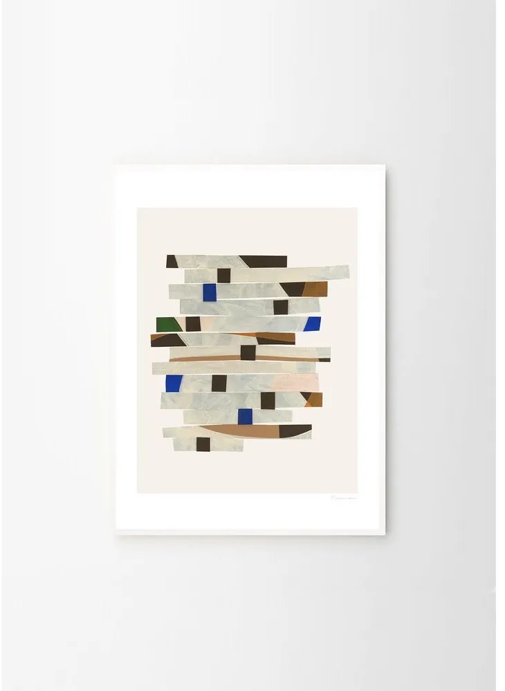 Plakat 50x70 cm Cut up Stripes – The Poster Club