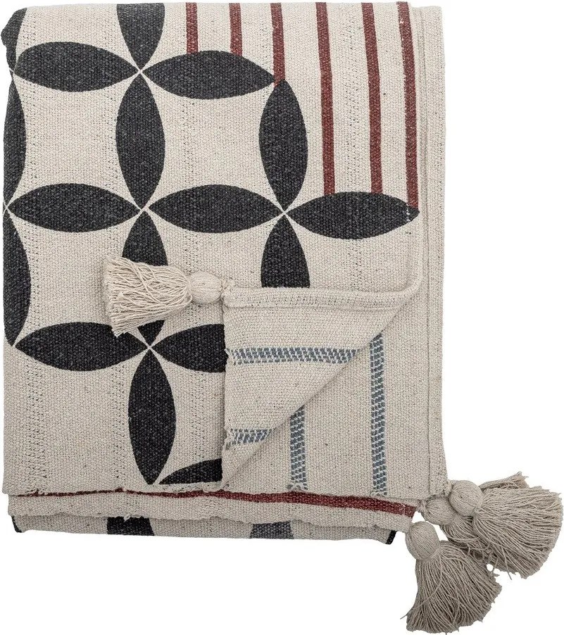 Koc z mieszanki bawełny 130x155 cm Forma – Bloomingville