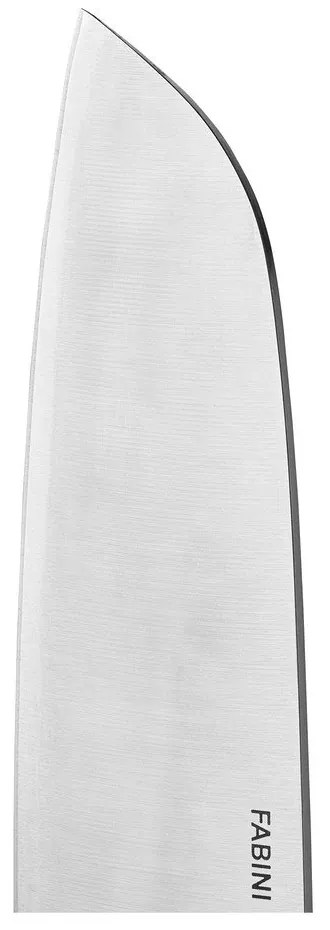 Nóż typu santoku ze stali nierdzewnej Trino – FABINI