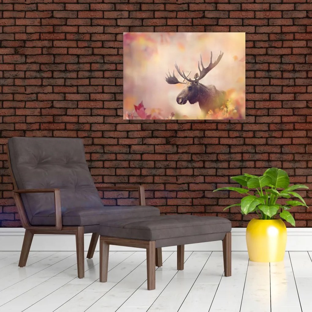 Obraz - Las w jesiennych liściach (70x50 cm)