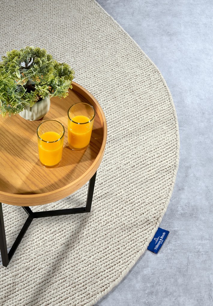 Dywan wełniany Villeroy &amp; Boch Francois kremowy koło 200 cm x 200 cm