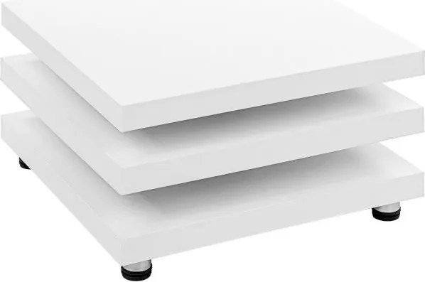 Stilista Stolik kawowy, 73 x 73 cm, biały mat