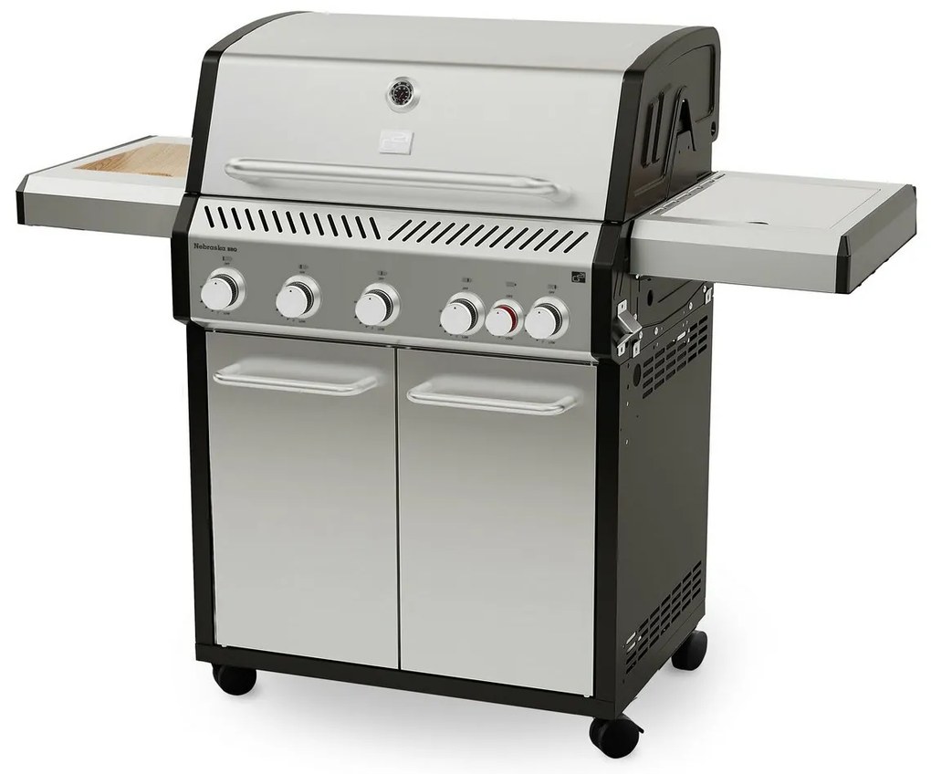 Grill gazowy G21 Nebraska BBQ Premium line, 6 palników + gratis reduktor ciśnienia
