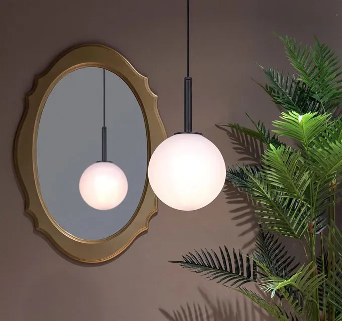 Lampa wisząca z okrągłym kloszem 16 cm - S765 K5-B92