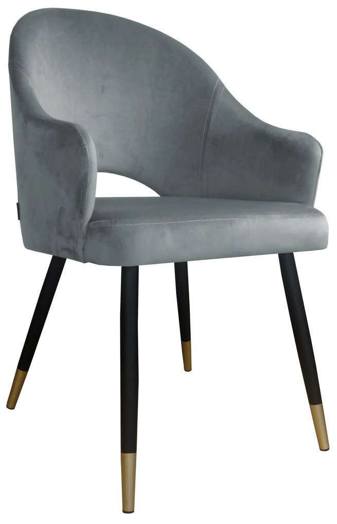 Krzesło obrotowe Velvet podstawa czarno-złota MG17