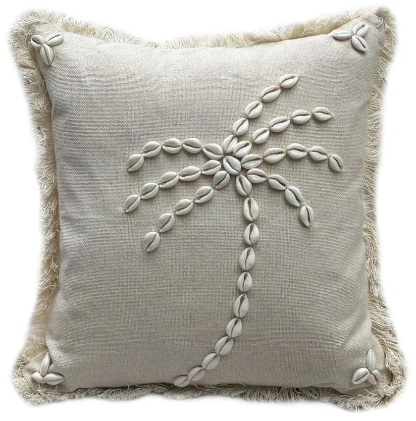 Bawełniana poszewka na poduszkę 43x43 cm Seashells – Mioli Decor