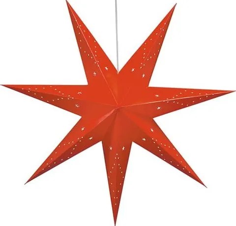 Czerwona świąteczna wisząca dekoracja świetlna Saturnus – Markslöjd