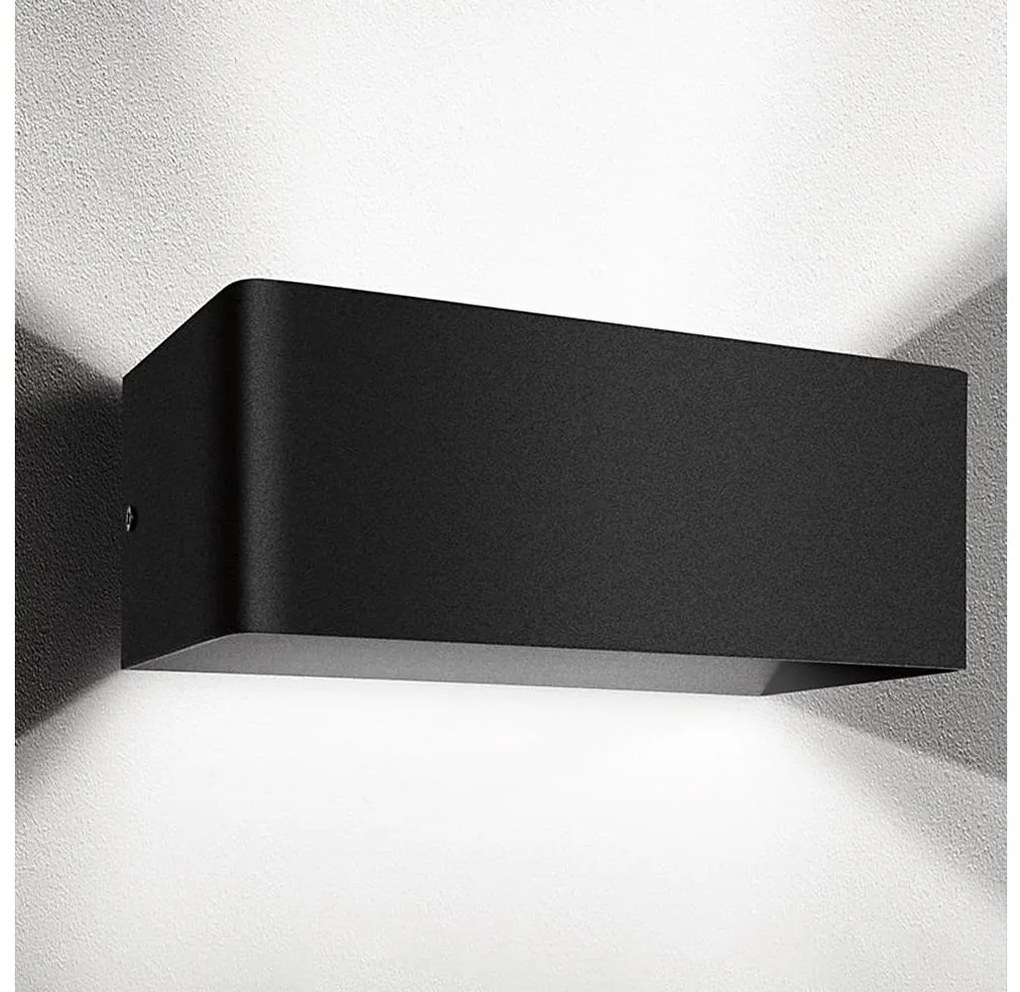 Aigostar - LED Kinkiet LED/12,5W/230V 20x10 cm czarny