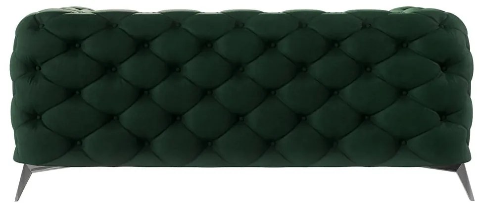 Ciemnozielona aksamitna sofa 185 cm Chelsea – Ropez