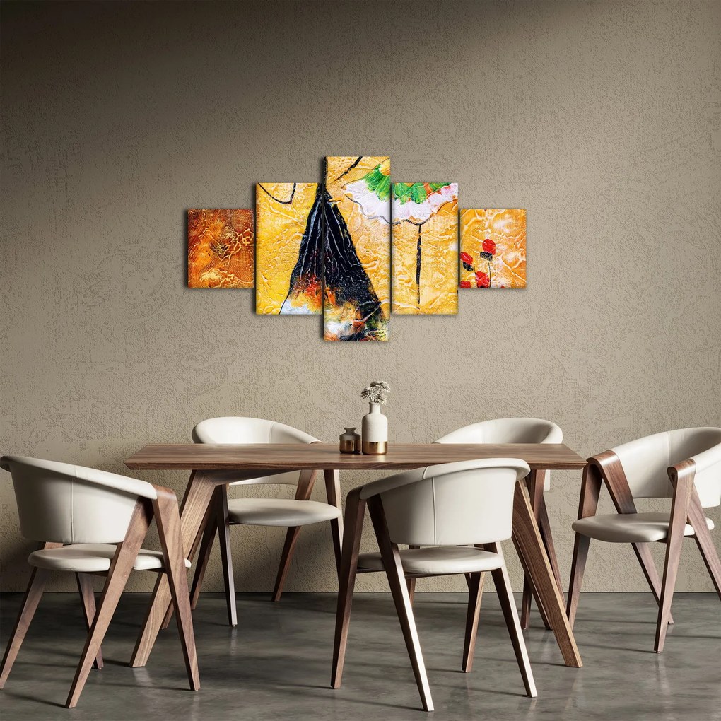 Obraz - Tańczące baletnice, obraz olejny (125x70 cm)