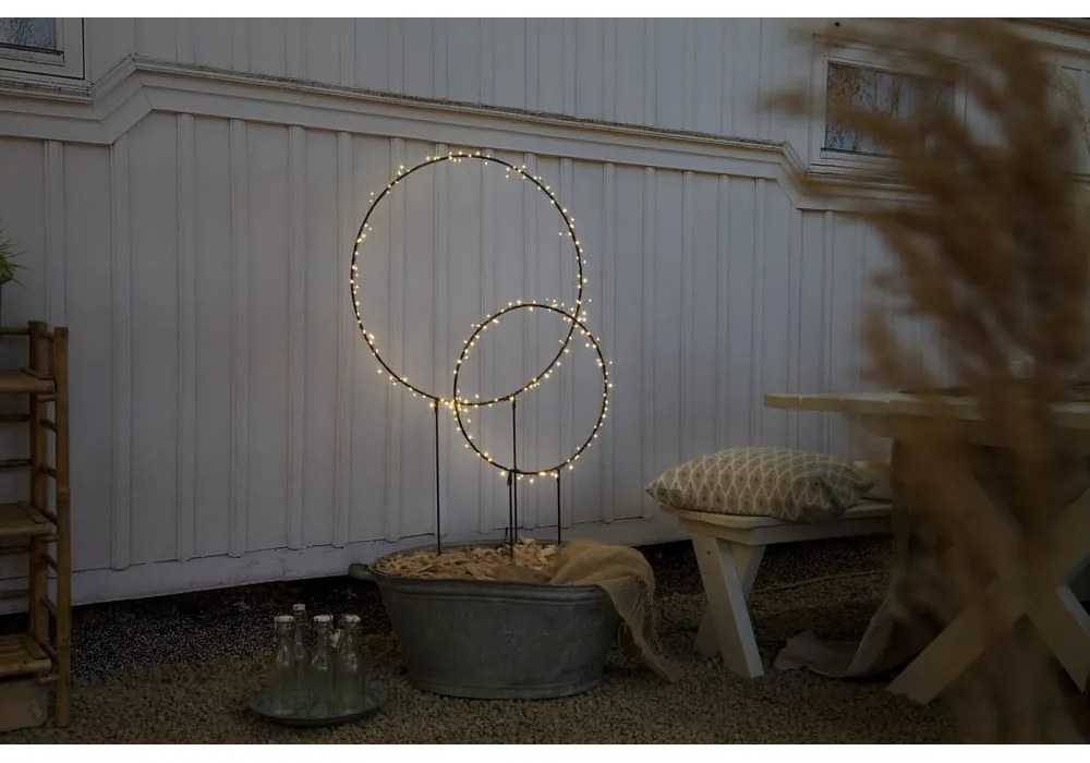 Dekoracyjny okrąg świetlny LED Star Trading Barlumi, wys. 120 cm