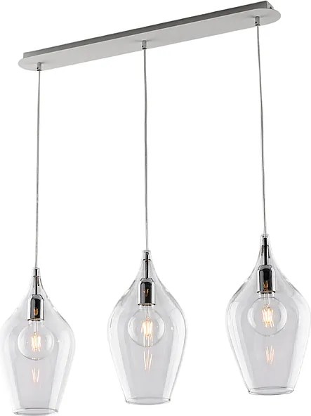 Tor Ares Iron z przezroczystym szkłem Pyrex 3 światła dł. 75 x 10 BL273-BIN3-TR