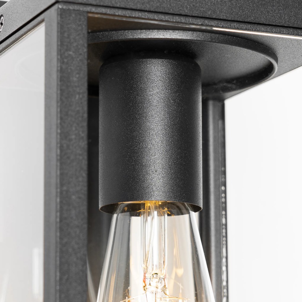 Zewnetrzna Inteligentny Kinkiet / Lampa scienna zewnętrzny czarny IP44 z Wifi ST64 - CharloisPrzemysłowy Oswietlenie zewnetrzne