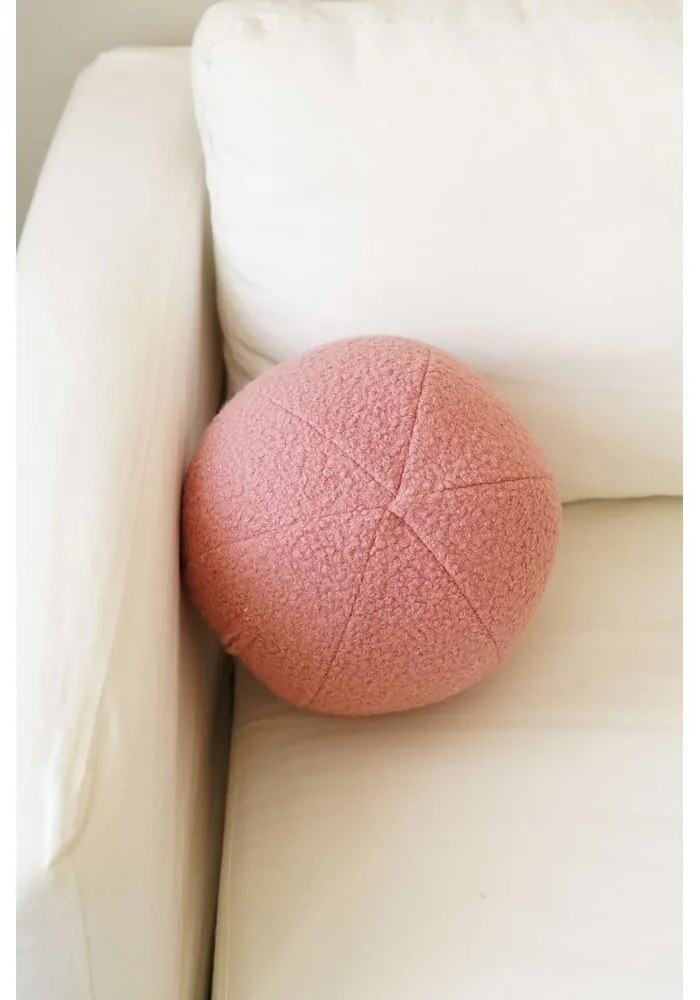 Poduszka dekoracyjna z materiału bouclé ø 20 cm Top – Mioli Decor