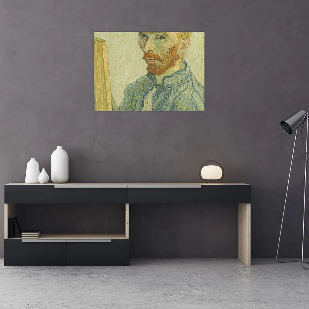 Obraz - Portrait of Vincent van Gogh, reprodukcje (70x50 cm)