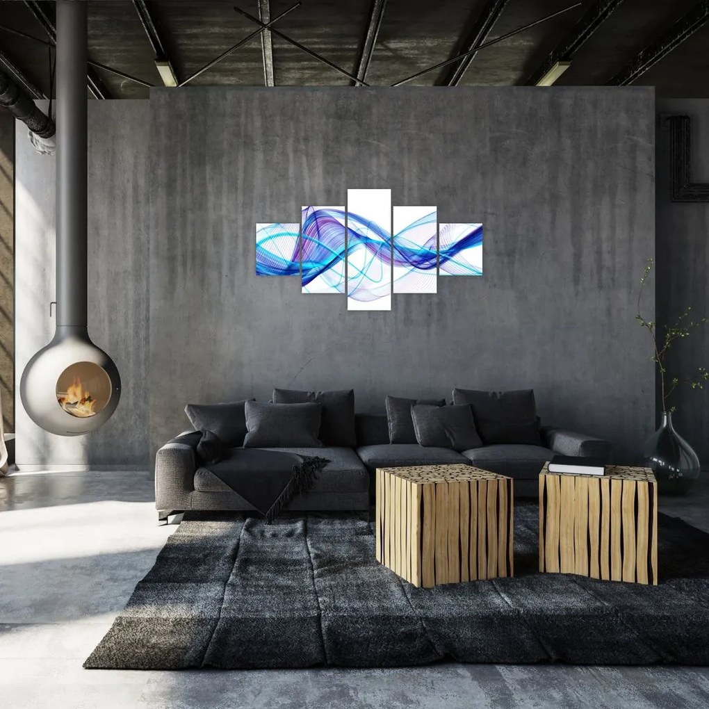 Obraz abstrakcji (125x70 cm)
