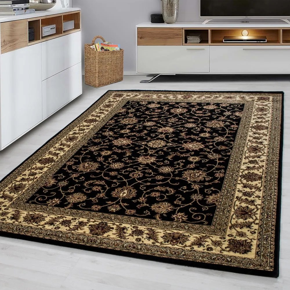 Dywan w czarno-złotym kolorze 200x290 cm Marrakesh – Ayyildiz Carpets