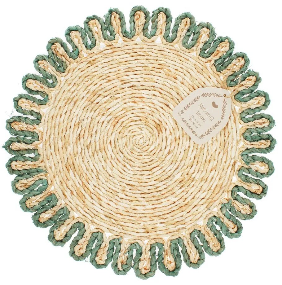 Mata stołowa z liści kukurydzy ø 38 cm Corn Husk – Rex London