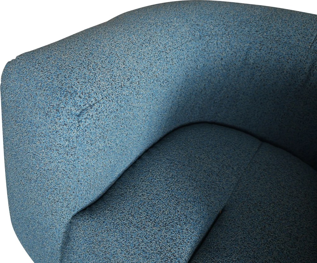 Designerska sofa z tkaniny szenilowej Nua N88-150