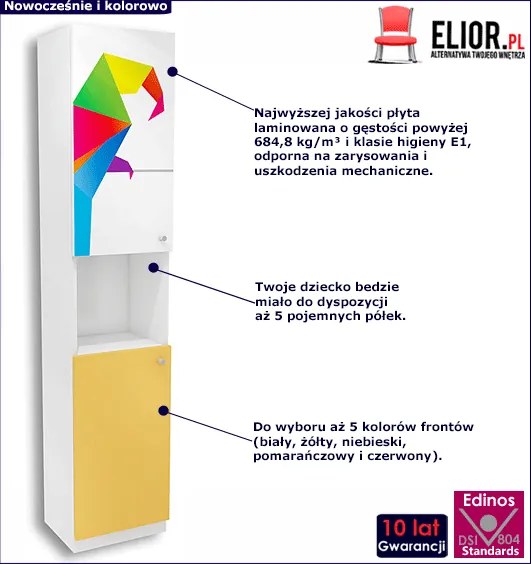 Regał dla dziecka na książki P8-Z40