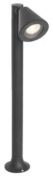 Zewnetrzna Nowoczesny klosz zewnętrzny czarny 60 cm IP44 regulowany - Ciara Nowoczesny Oswietlenie zewnetrzne