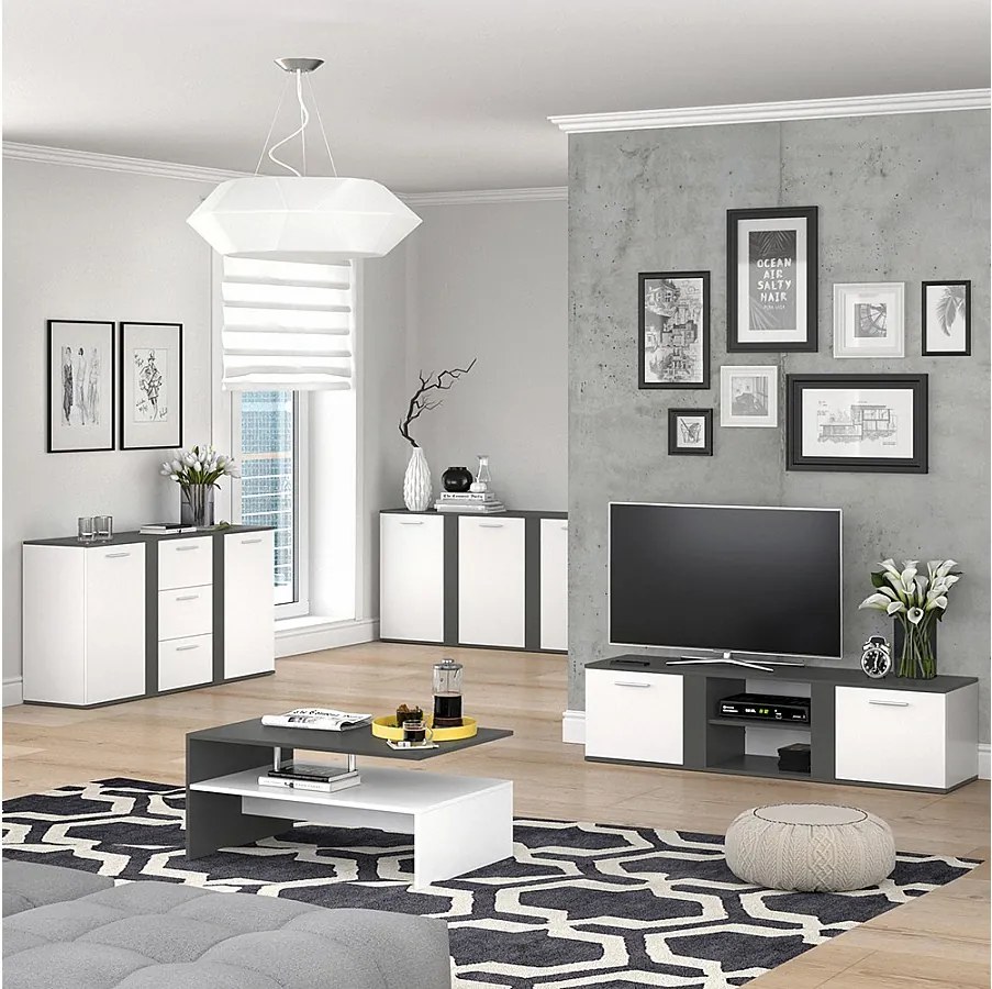 Lowboard antracyt 155x40x41 novelli