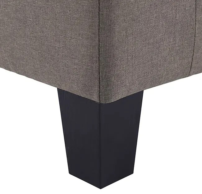 4-osobowa sofa taupe z podłokietnikami - Ezof 4Q