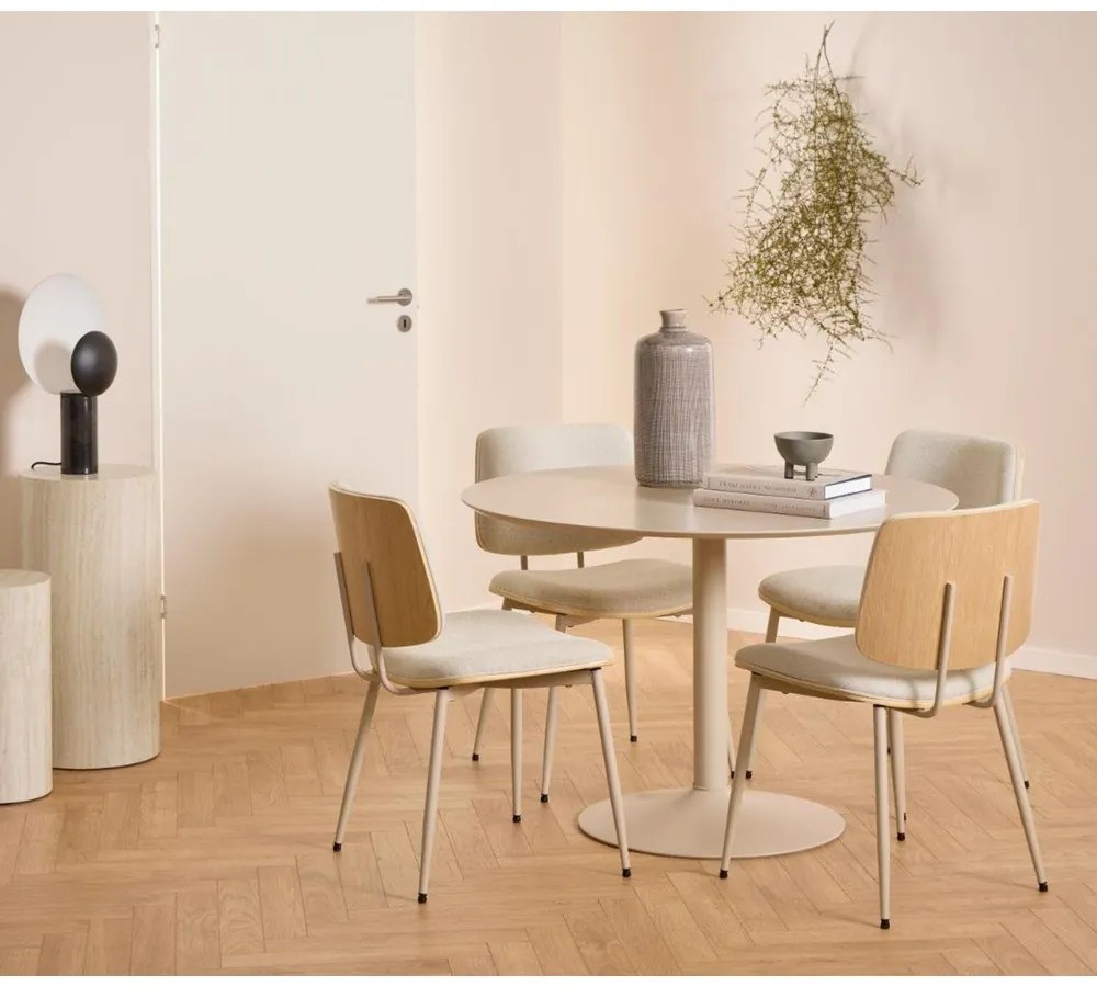 Kremowe krzesło Owen – Actona